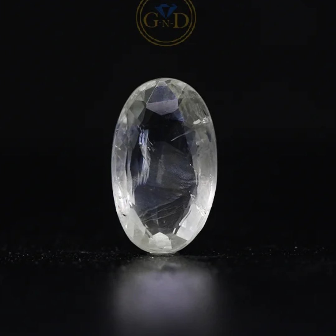 White Sapphire – 4.03 Carat ( 4.43 Ratti )