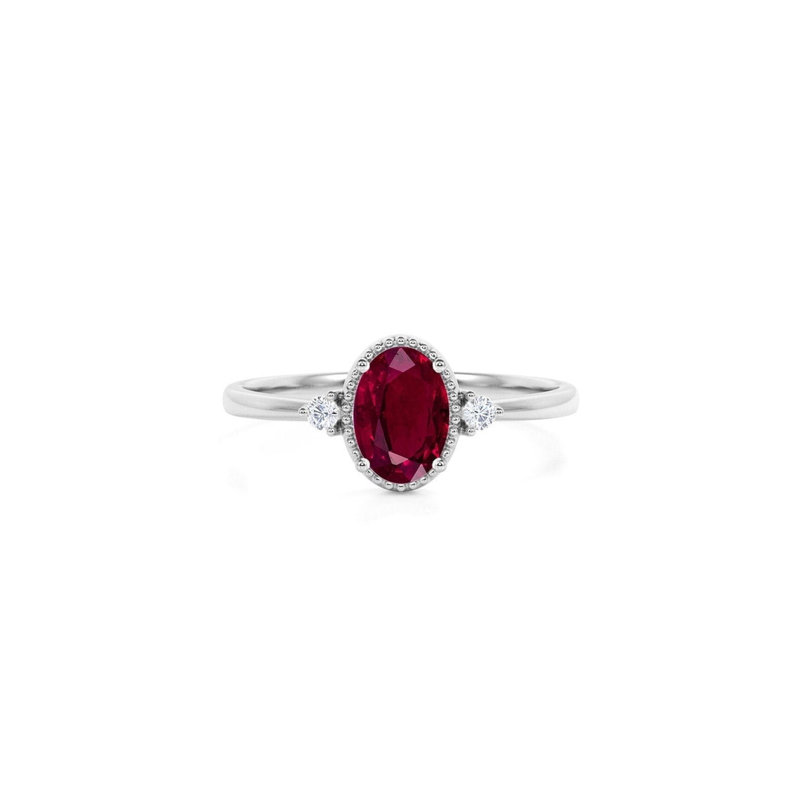 Buy quality 22KT/916 Yellow Gold Cz Fancy Ruby Stone Ring For Women in  Ahmedabad