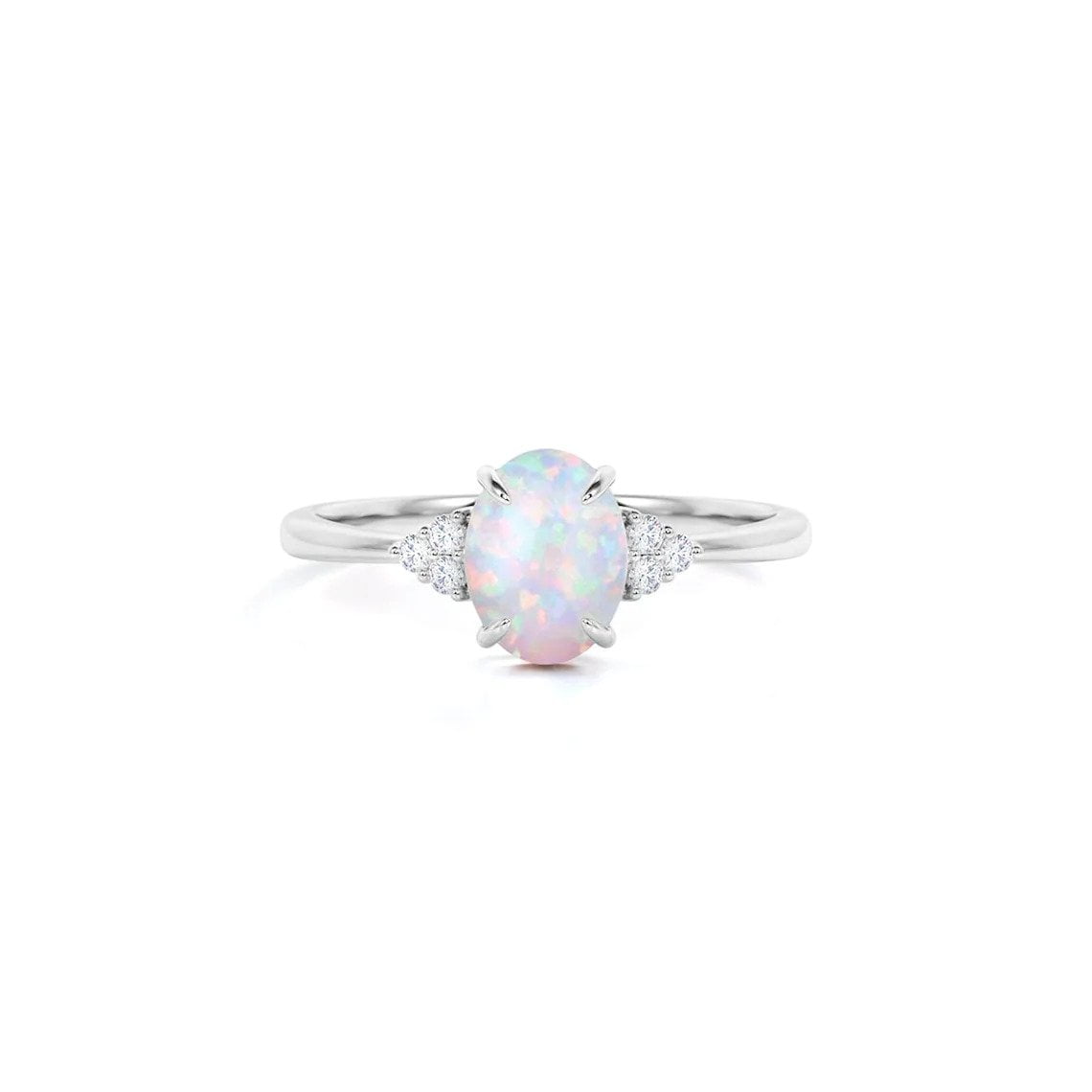 Round Flower Diamond Ring LITTLE DETAILS 29210515011