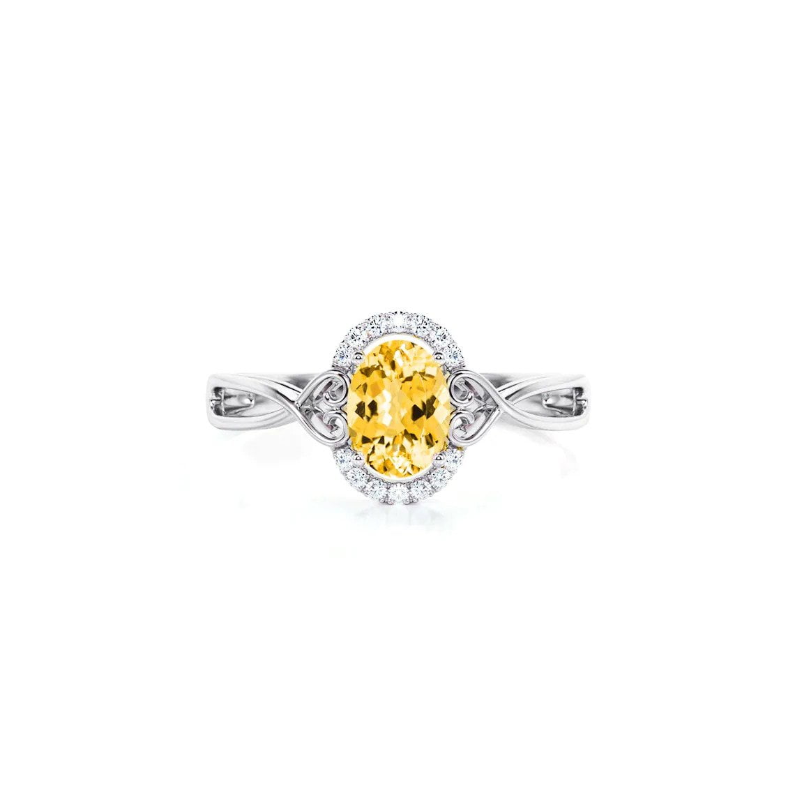 Huge 12.5 carat Canary Yellow Sapphire Diamond 14k gold Engagement ring Sz  7.2 | eBay