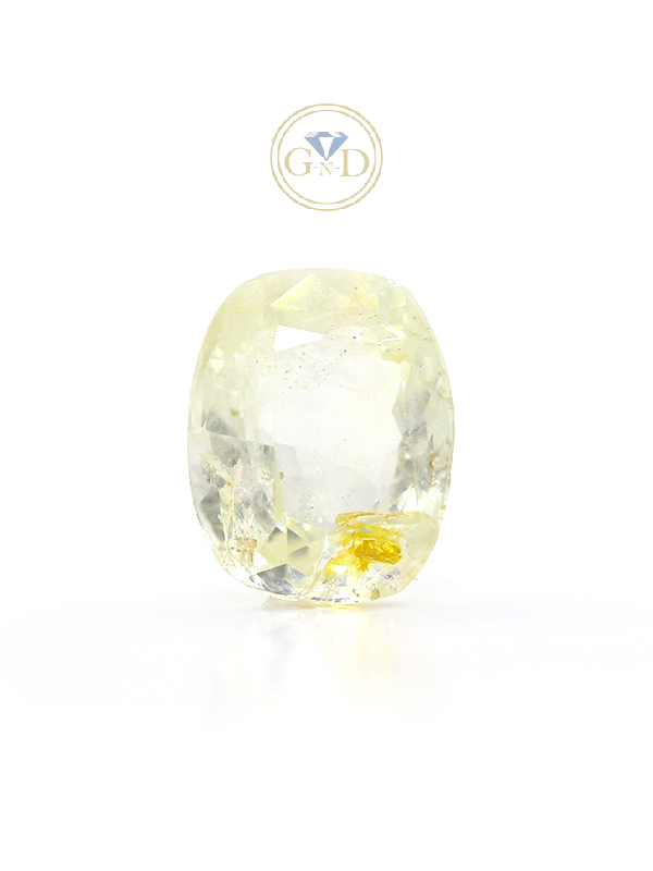 Yellow Sapphire - 3.97 Carat ( 4.36 Ratti)